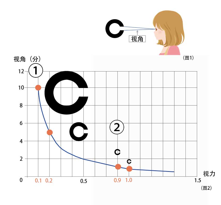 視力與視角的關系